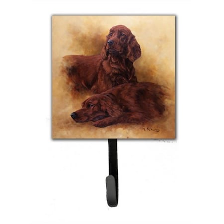 Micasa Red Irish Setters Portrait by Michael Herring Leash or Key Holder MI260548